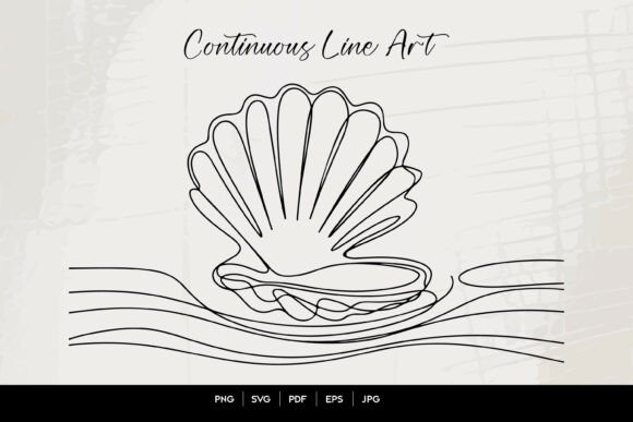 Download Seashell Line Art - Premium Resources
