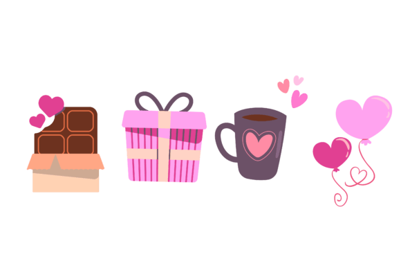 Download Valentine Illustration Set - Valentine illustration set Collection